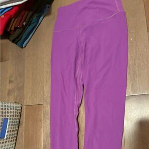 Lululemon purple leggings size 4